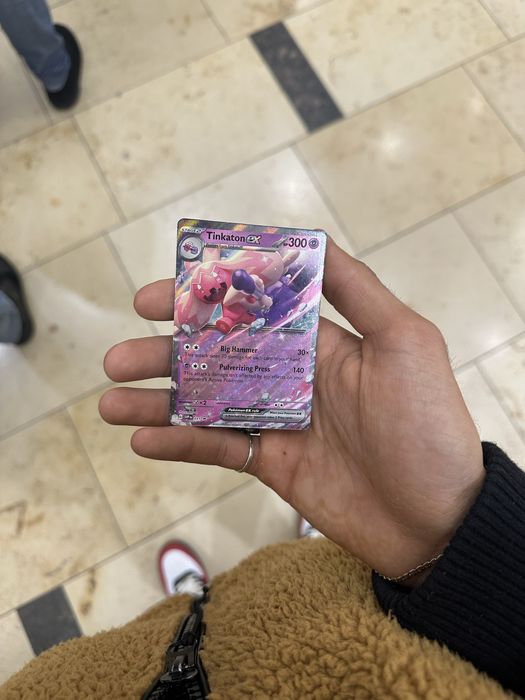 Pokemon tinkaton EX rare card