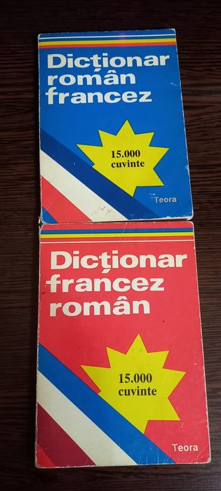 Dictionare francez/englez/roman