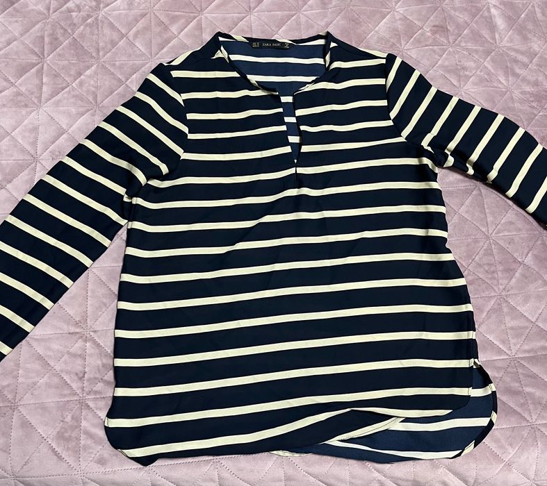 Дамска риза на райета ZARA, размер M