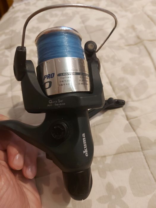 Mulineta Okuma brahma  pro 40.Lanterna frontala cu led Spot