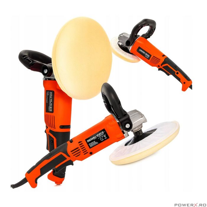 Set masina pentru polisat auto, flex polis, 2600W 180mm 3800 rpm,