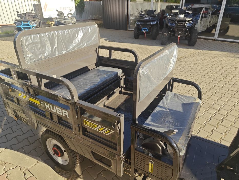 Tricicleta MOTO KUBA GL15000 cu Bancheta,  2 locuri, Bena, CIV Gratis
