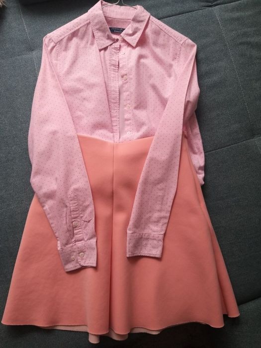 Fusta roz marca Zara