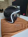 Casca moto scuter Carbon Scorpion Belfast Jet Open Face mărime M