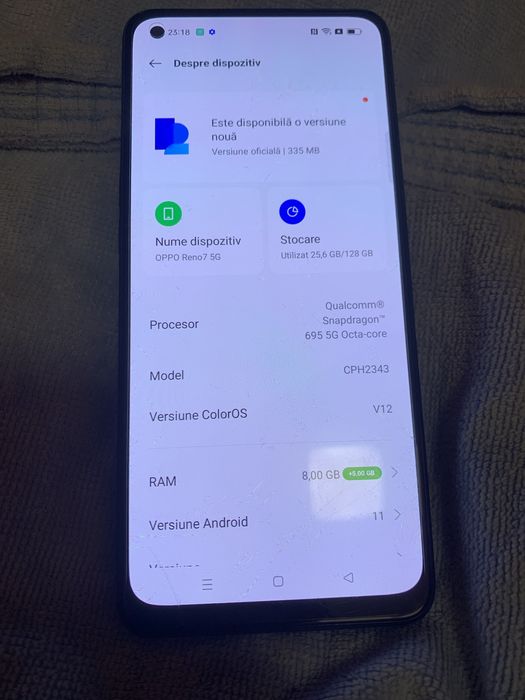Oppo Reno 7 5G 128 GB