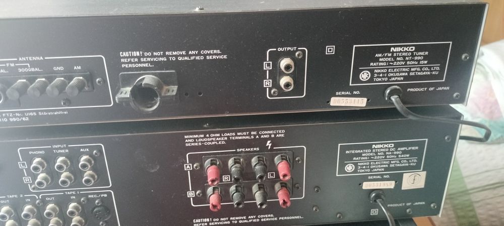 Amplificator Nikko NA 990 +tuner NT990