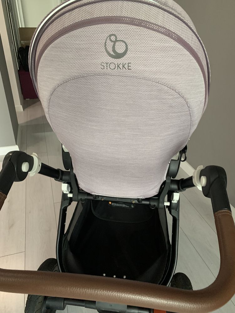 Stokke trailz brushed lilac количка с всички аксесоари