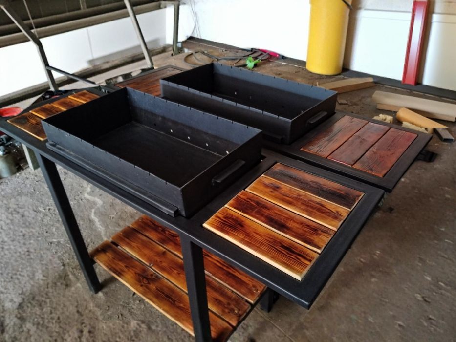 Мангал в стиле лофт