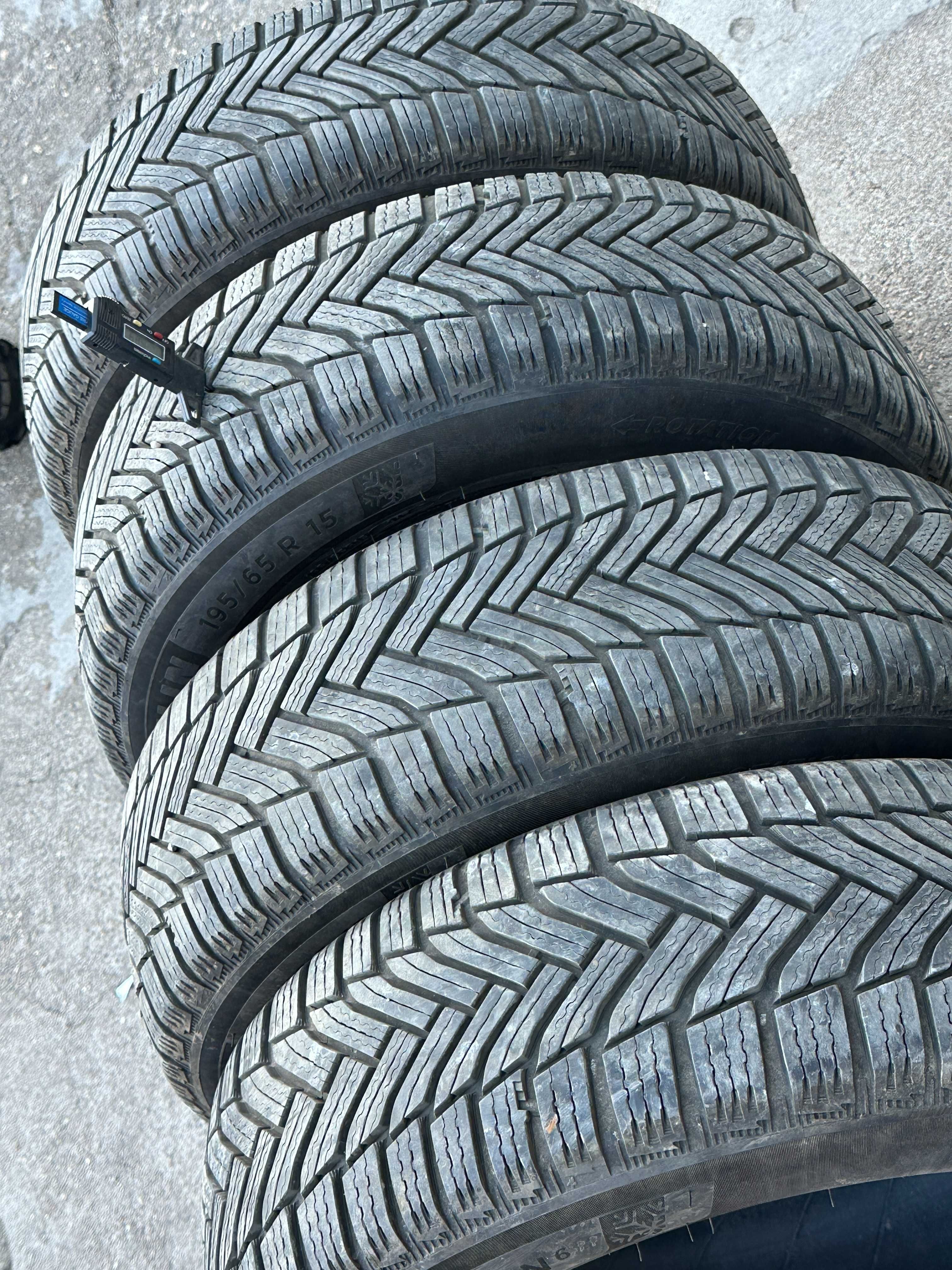 4бр. зимни гуми 195/65/15 Michelin Alpin 6