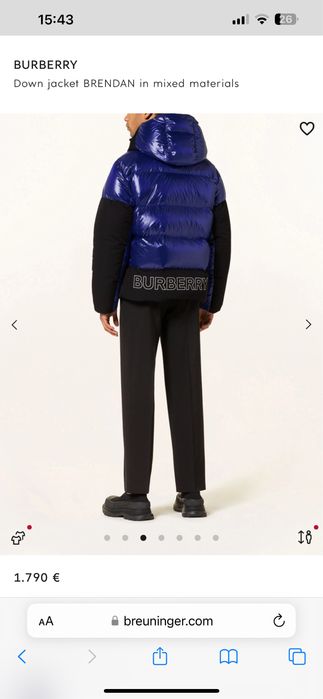 Geaca Burberry Groasa Iarna Premium