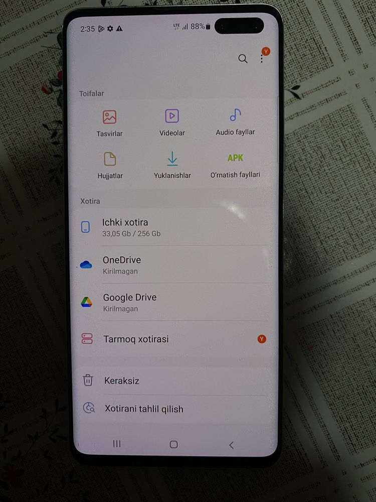Samsung S10 5g yaxshi ishlatilgan