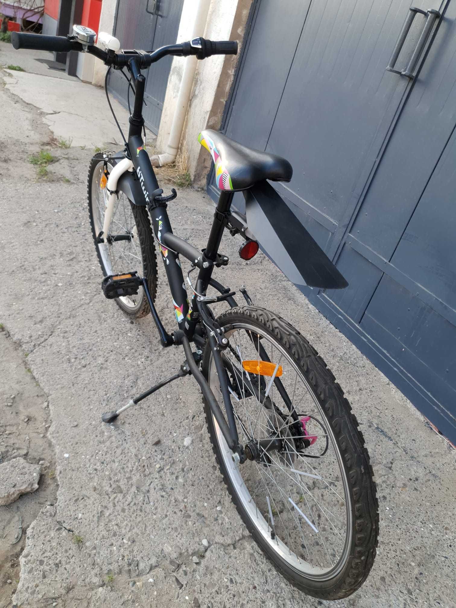 Bicicleta copii Btwin Poply + echipare full