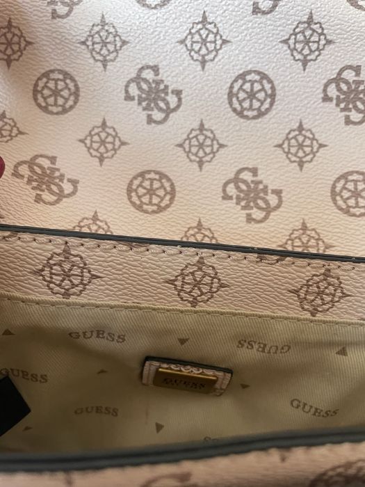 Guess Shell Logo Centre Stage Crossbody Bag