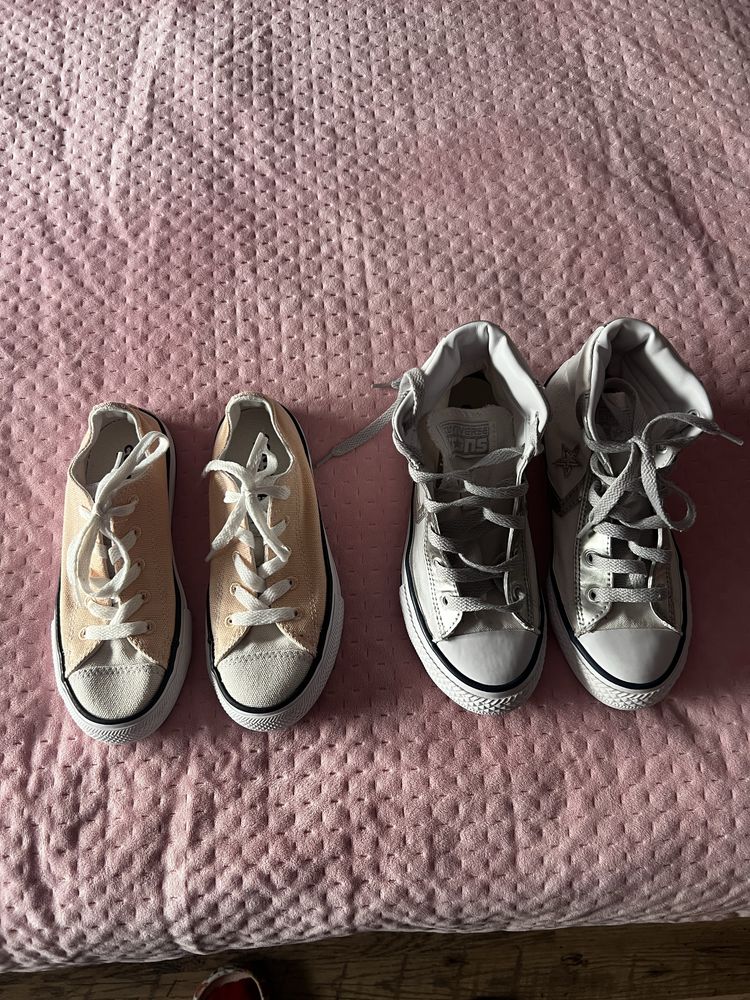 Детски кицове Converse и кожени сандали