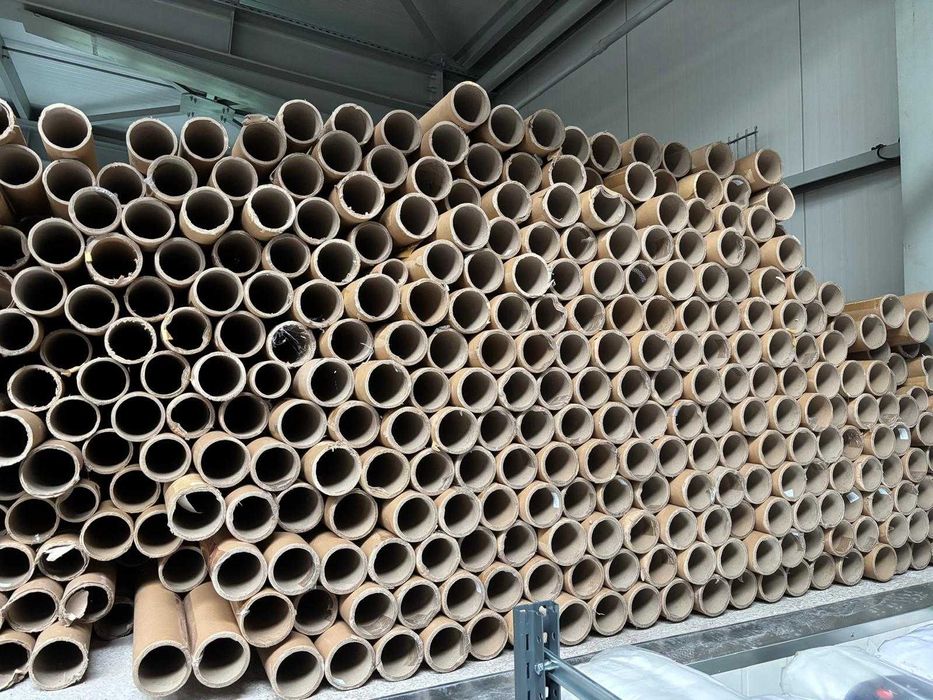 Tuburi de carton rezistente, lungime 3m, grosime 5 mm, diametru 85 mm
