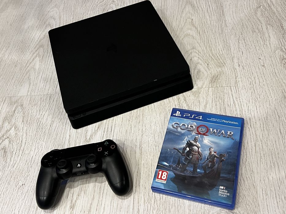 Consola PS4 Slim, 1Tb, Firmware 12.00, controller original