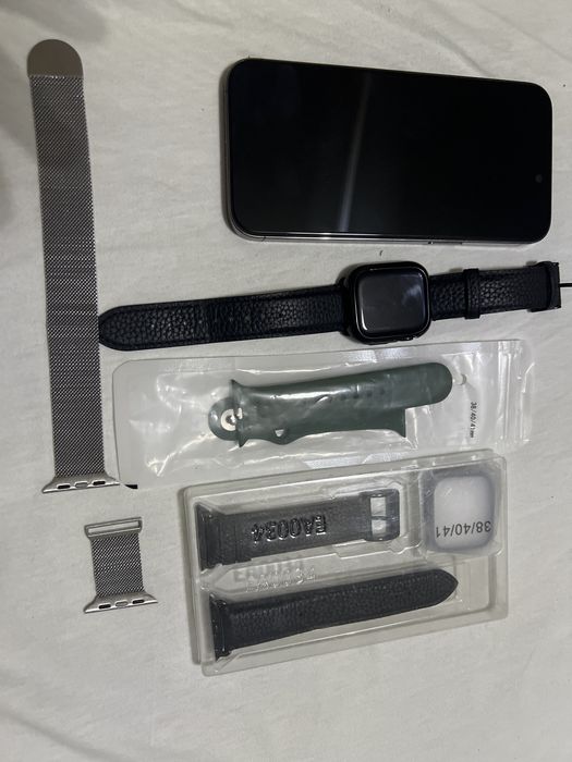 Iphone 14 pro max și apple watch seria 7 gps