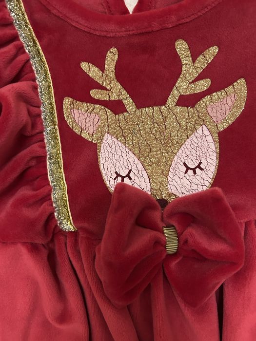 Blanita Sfera 6-12 luni +Cadou rochita Craciun 9-12 luni