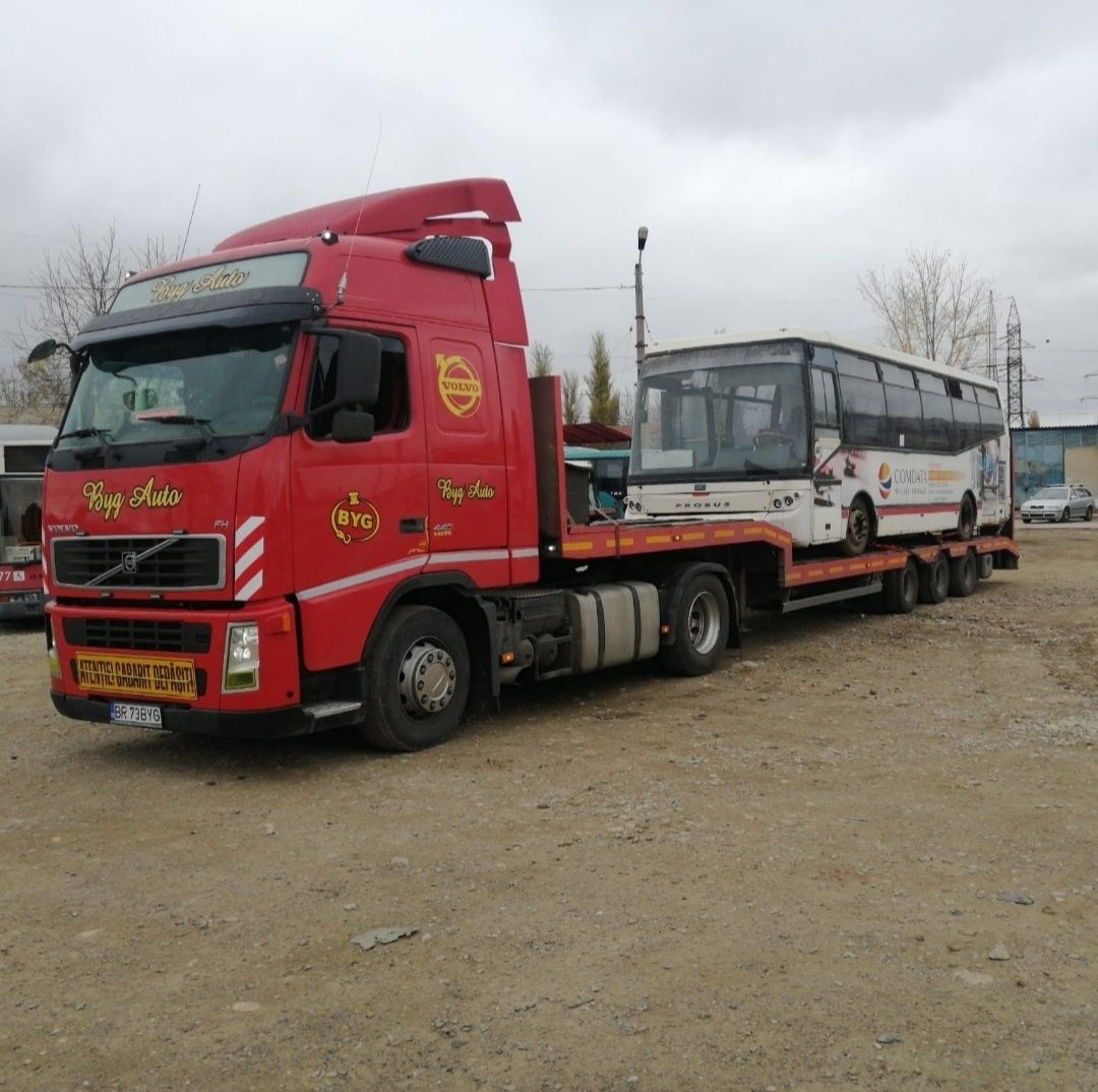 Transport trailer agabaritic low bed