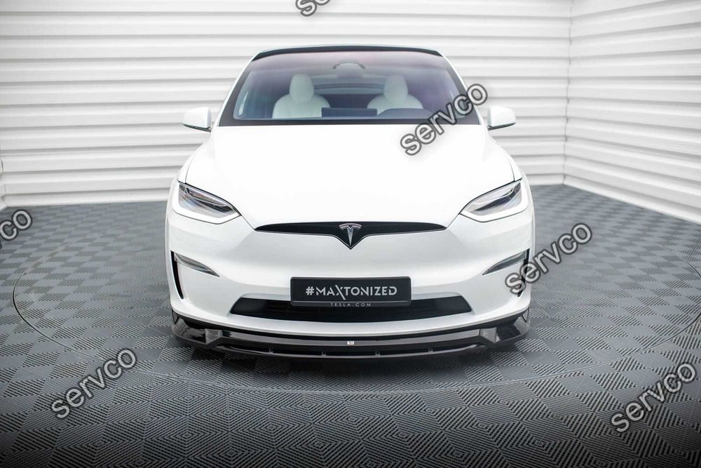 Prelungire bara fata Tesla Model X Mk1 2021- v3 - Maxton Design