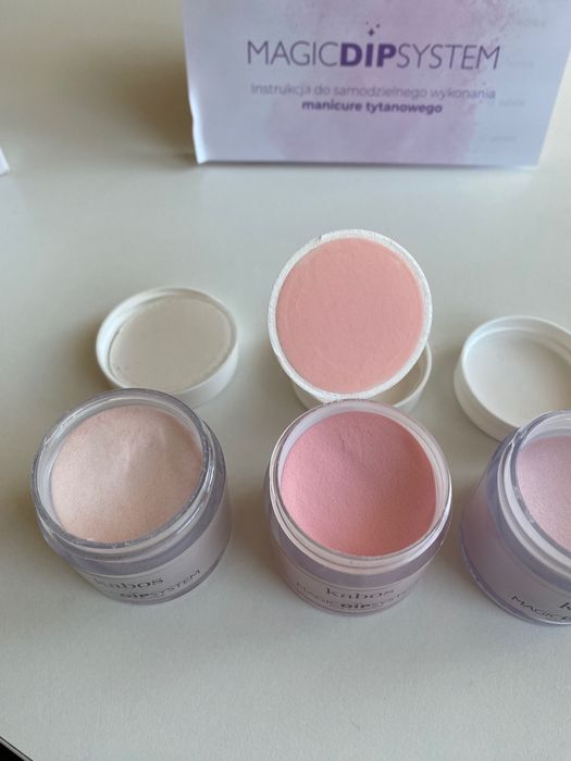 Пудра за нокти KABOS титан маникюр прах