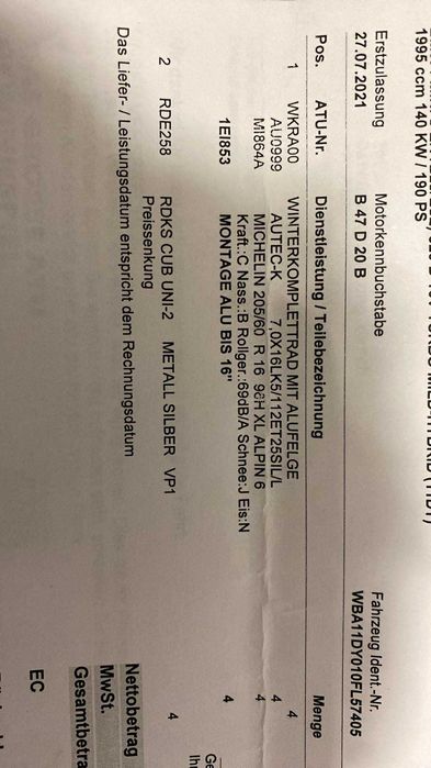 Set 4 roți iarnă Michelin Alpin 6 cu jante aliaj AUTEC 16”