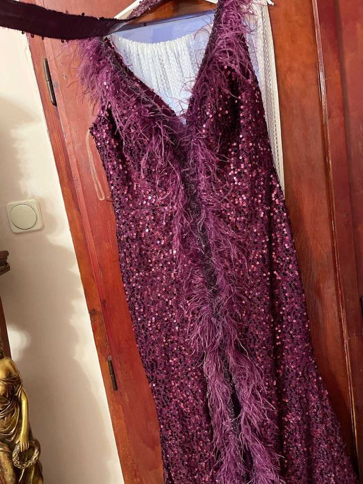 Красива лилава рокля !