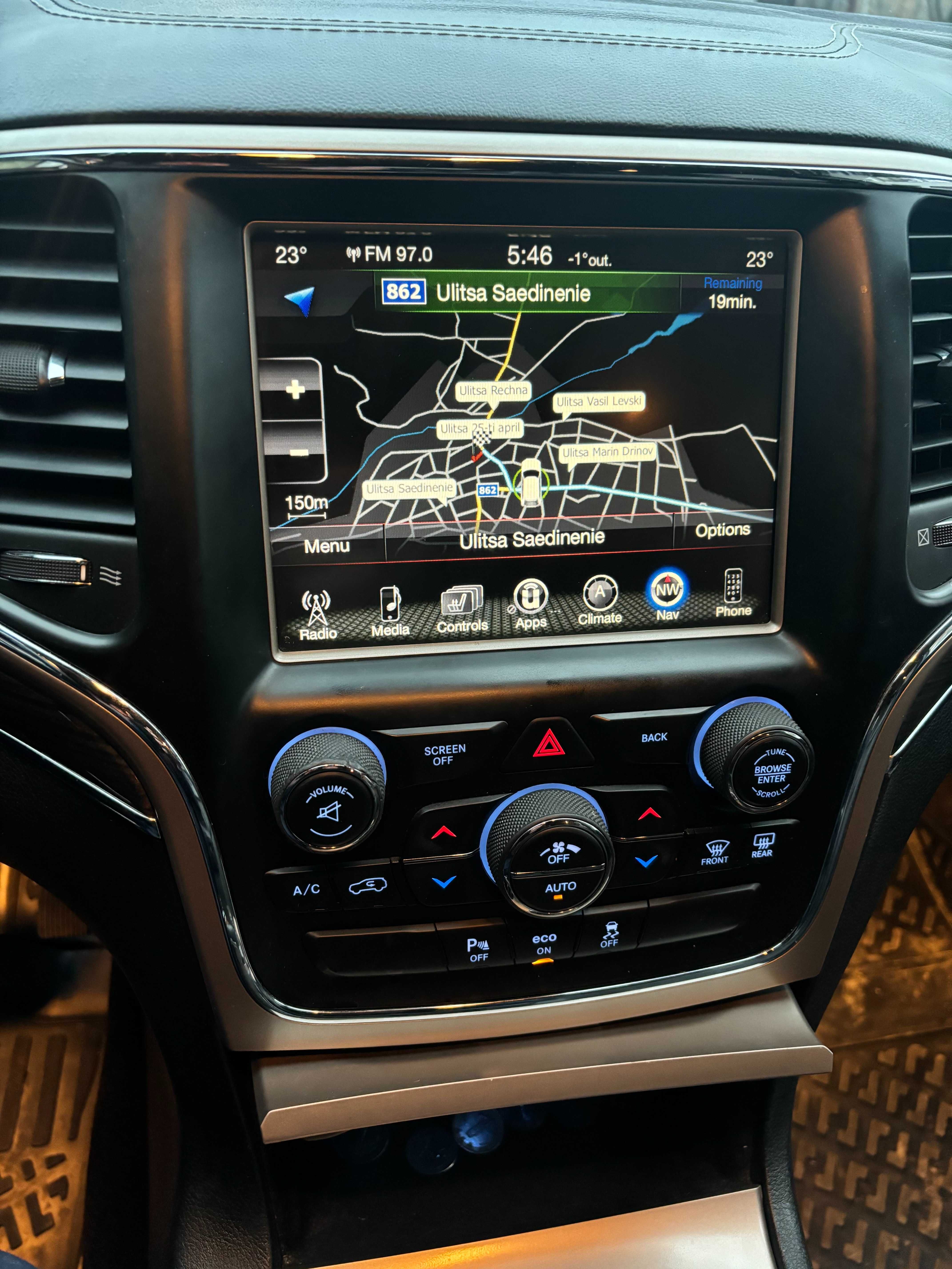 Uconnect Конвертиране Регион Jeep Ram Dodge Chrysler Dodge Fiat