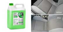 Solutie tapiterii concentrata.Detergent covoare 5L.1L+10L apa.Textil