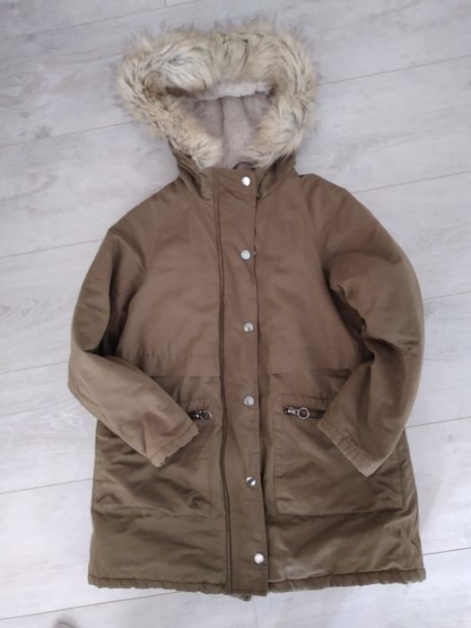Топла шуба на ZARA за момиче