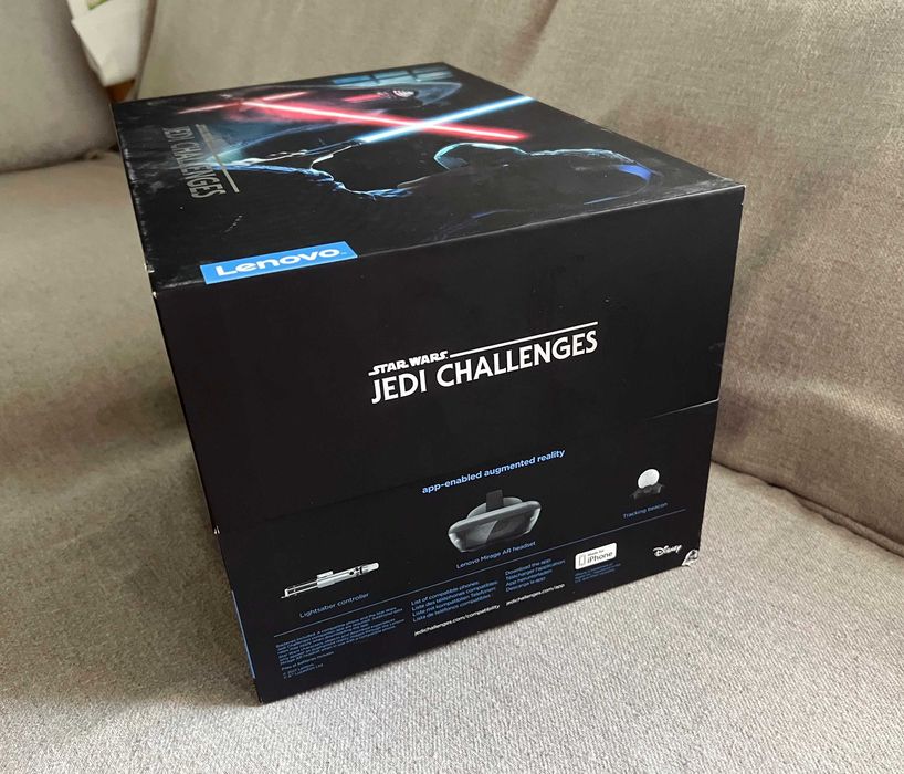 Star Wars Jedi Challenges AR Lenovo Lightsaber Kit rar colecționari