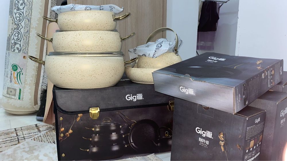 GIGILLI набор турецких кастрюль из 9 предметов