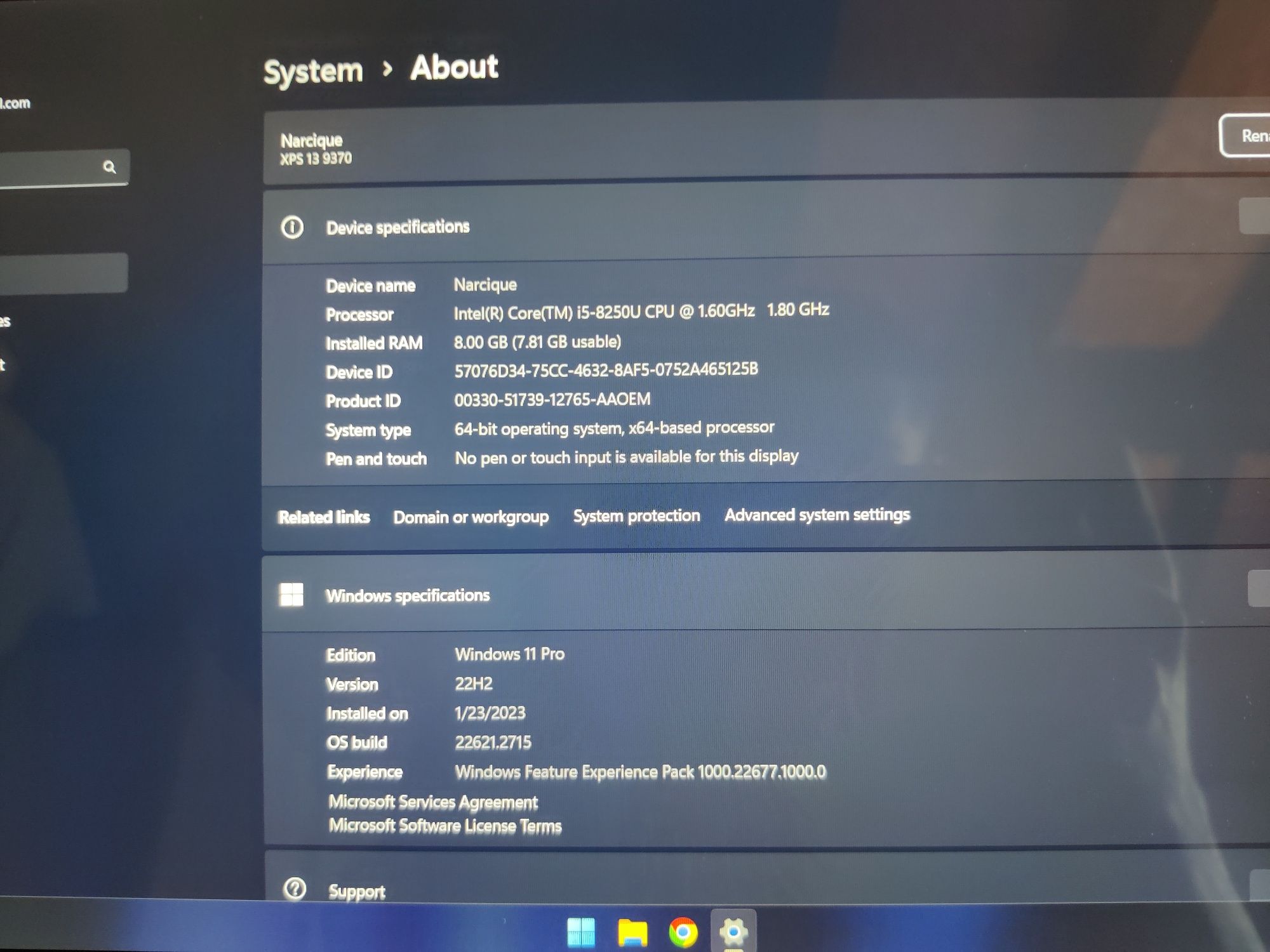 Ultrabook Laptop DELL XPS 9370