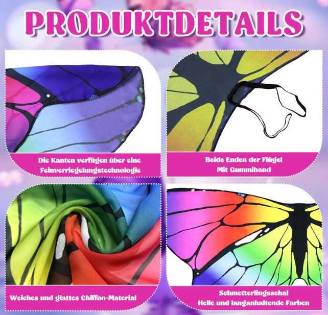 Детски костюм Пеперуда от 17 части