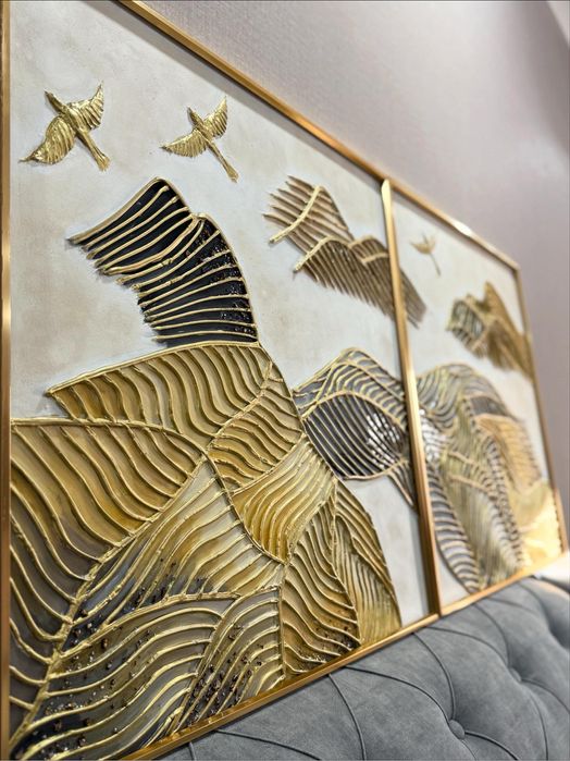 Картина набор 70 на 70 каждая. Ручная работа