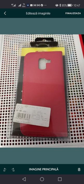 Husa flip galaxy A6+, j5 , Huawei y6