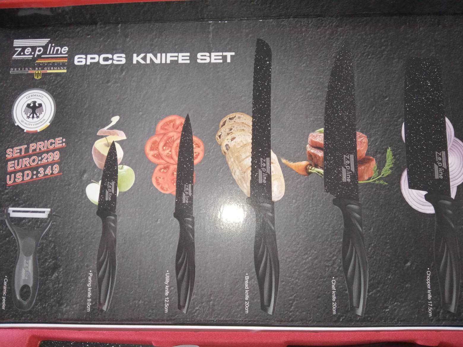 Комплект ножове с немско качество -Нови