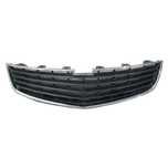 Grila radiator Chevrolet Cruze (J300), 2013-2014, parte montare Grilaj masca fata centrala, cu rama cromata, parte inferioara, 25080511,