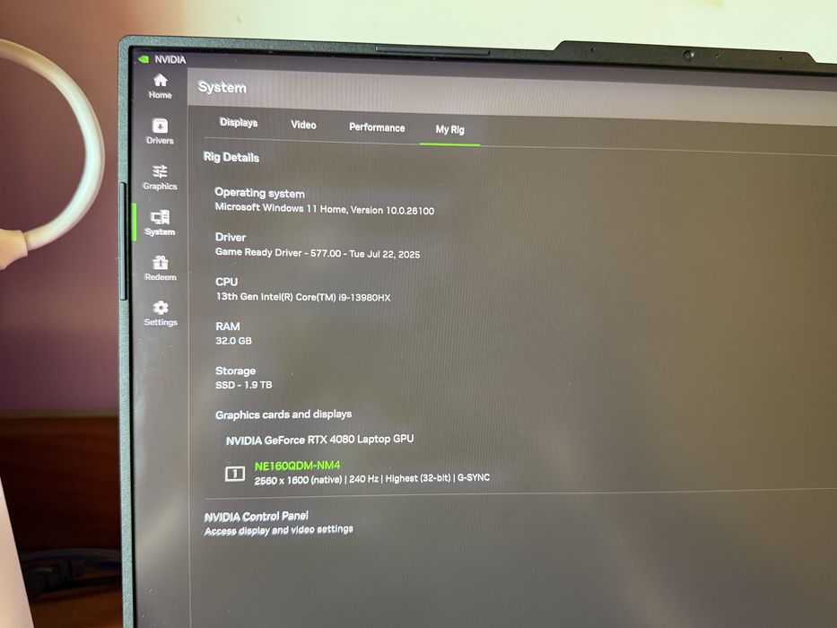 Asus ROG STRIX SCAR 16 2023 (i9 + RTX 4080)