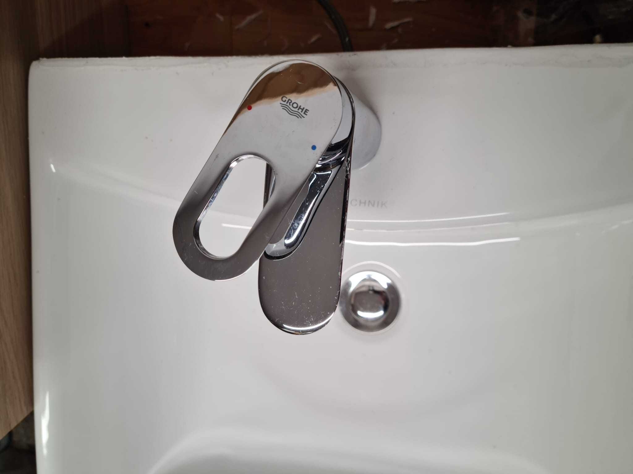 Lavoar Sanotechnik K2259 montaj blat 50x43x19cm +baterie GROHE inclusa