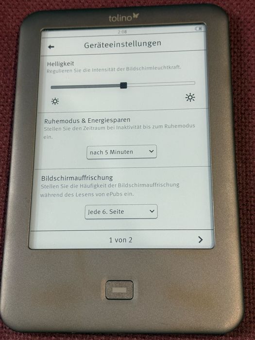 E-book reader Tolino shine, wifi, touchscreen iluminat, 4gb