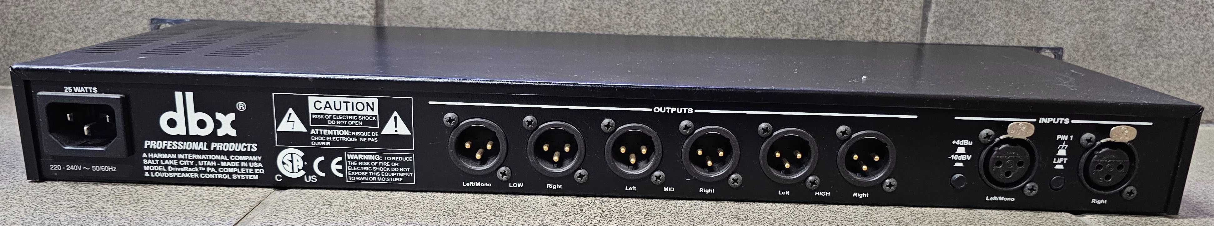 Procesor audio DBX DriveRack PA
