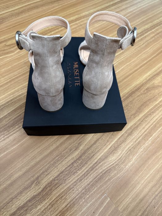 Sandale piele intoarsa