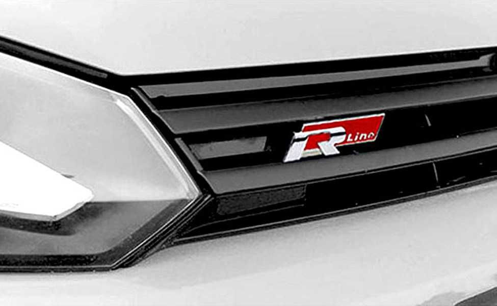 Emblema metalica grila radiator - Volkswagen R Line