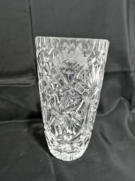 Vaza cristal masiv, 20 cm