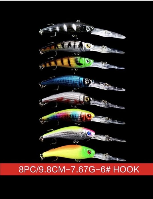 Комплект воблери и блесни