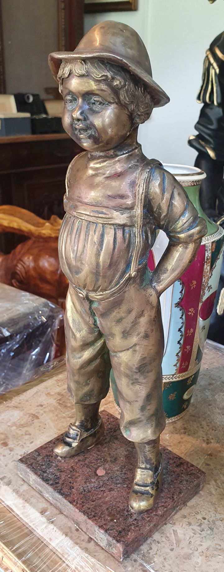 Statuetă Bronz *** vintage / antic / vechi / retro ***