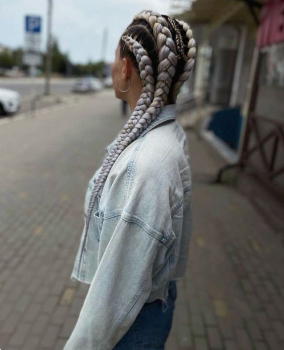 Codițe afro și împletituri cu extensii colorate!