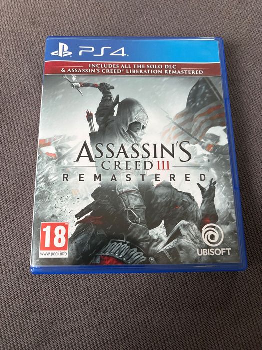Assassin's Creed III Remastered + All Solo DLC PS4+PS5