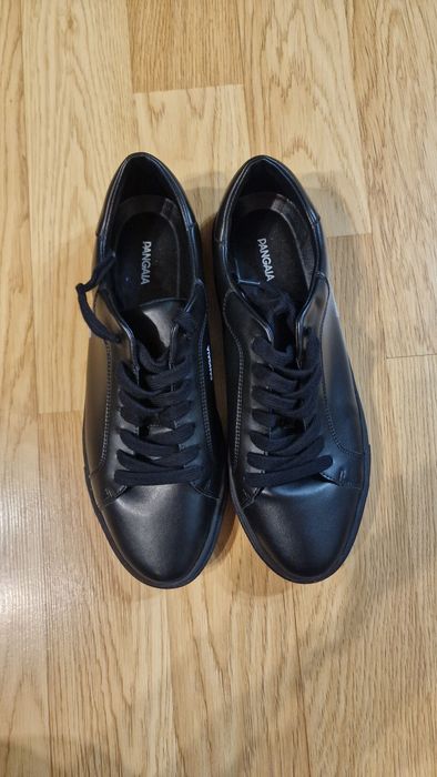 Pangaia Grape Leather Sneakers - Black; 44/45